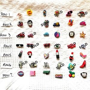 2/$5 CROCS JIBBITZ SHOE CHARMS- NEW, assorted- you pick!